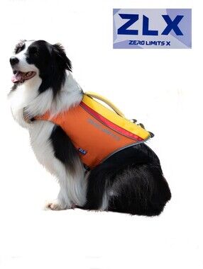 ZLX High Buoyancy Dog Life Vest - Orange